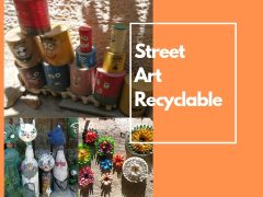 Street art plastic