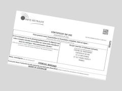 certificat de vie